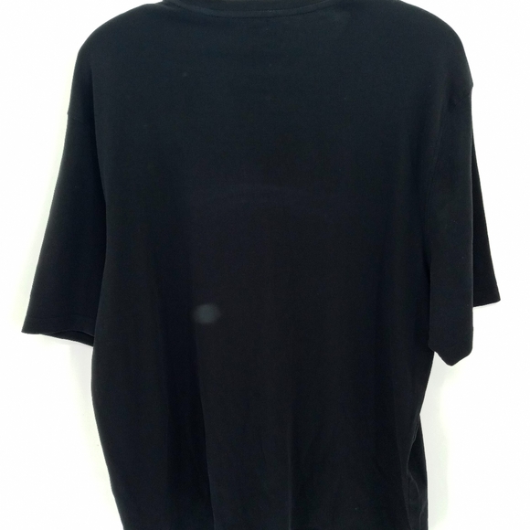 Joseph Abboud 100% Cotton Black Short Sleeve T-Shirt - Picture 4 of 6
